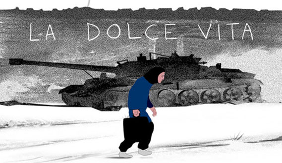 Fotogramma da La dolce vita