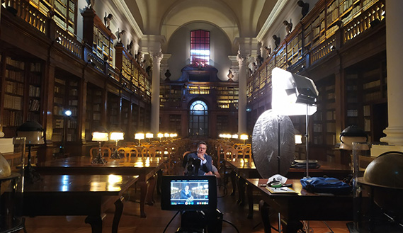 Fotogramma da Narratore dell'avvenire. Un film su Giovanni Pascoli, poeta